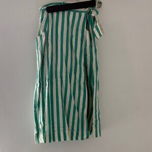 Anthropologie Maeve Teal and White Polka Dot skirt